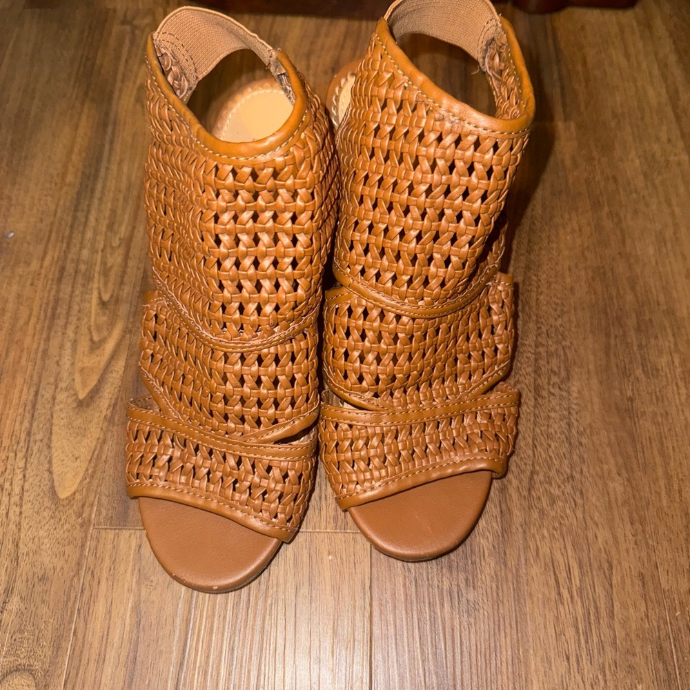 Lauren Conrad Tan Morganite Ankle Boot
